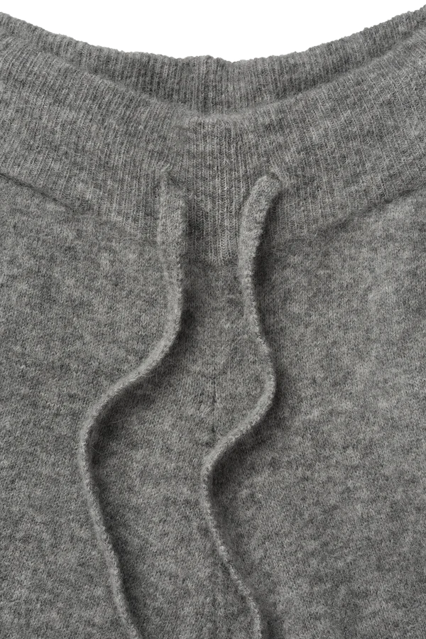 Alpaca Knit Cuff Pant in Alpaca Cloud