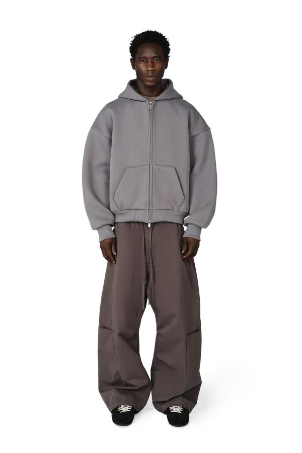 V2 Zipped Hoodie in Powder Blue