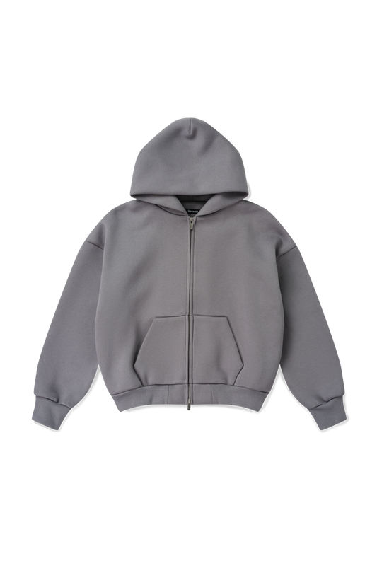 V2 Zipped Hoodie in Powder Blue