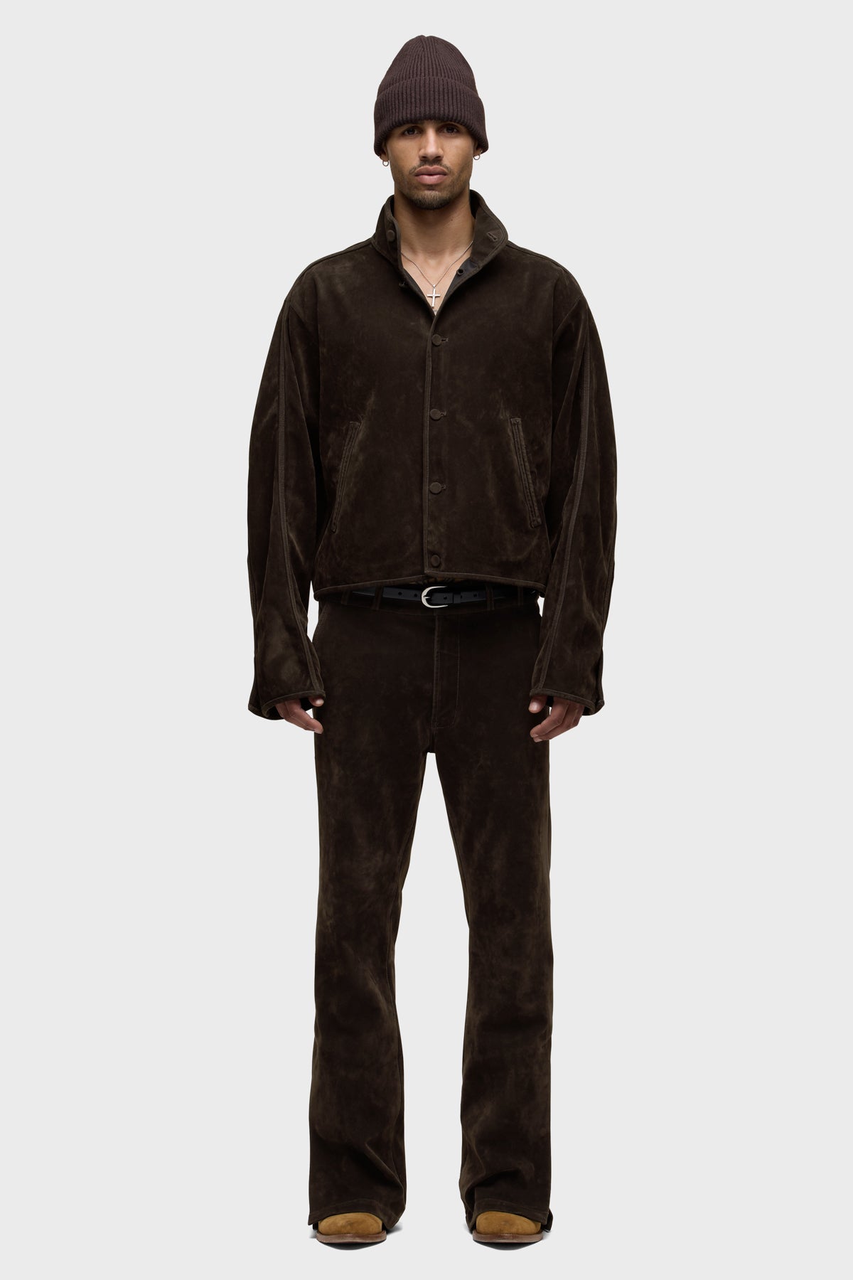 Walker Faux Suede Trouser