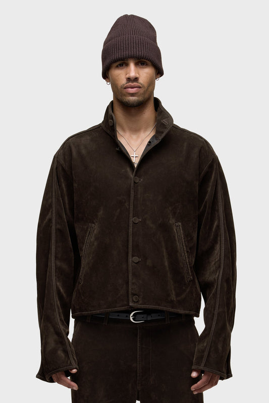 Faux Suede Jacket