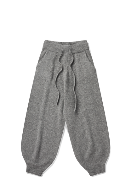 Alpaca Knit Cuff Pant in Alpaca Cloud