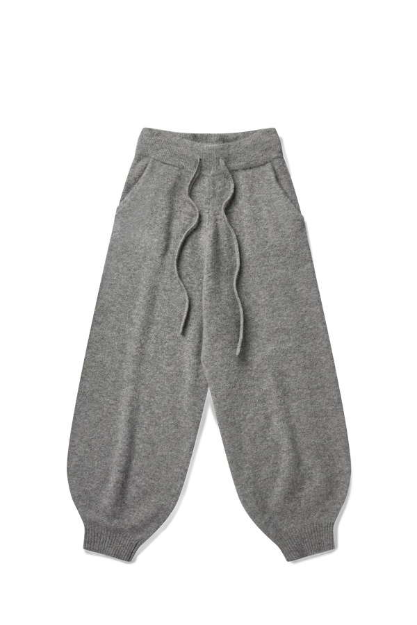 Alpaca Knit Cuff Pant in Alpaca Cloud