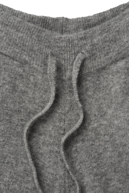 Alpaca Knit Cuff Pant in Alpaca Cloud