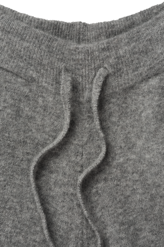 Alpaca Knit Cuff Pant in Alpaca Cloud