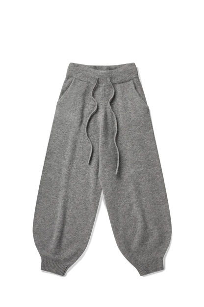 Alpaca Knit Cuff Pant in Alpaca Cloud