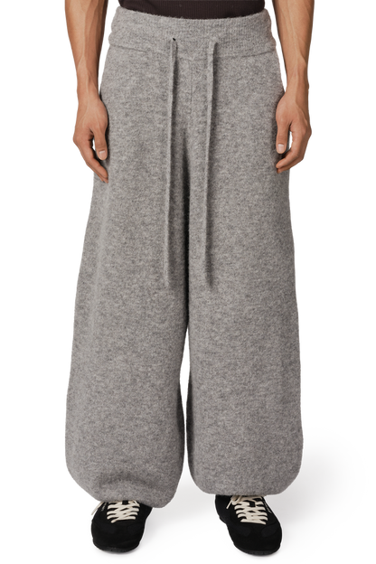 Alpaca Knit Cuff Pant in Alpaca Cloud