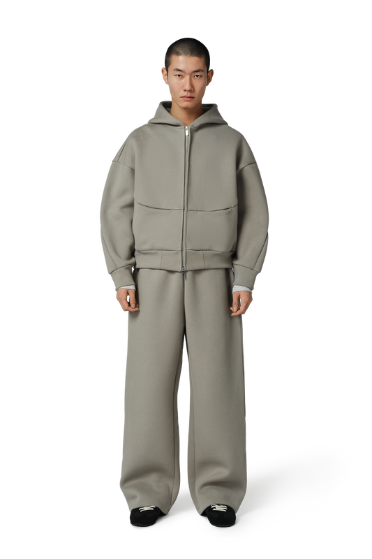 Arc 180 V2 Zip Hoodie in Ash Sage