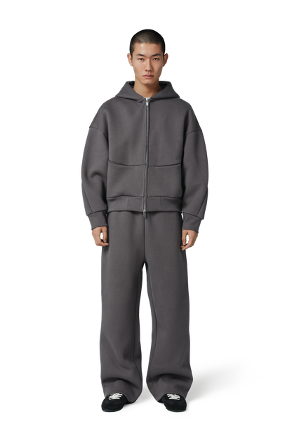 Arc 180 V2 Zip Hoodie in Charcoal