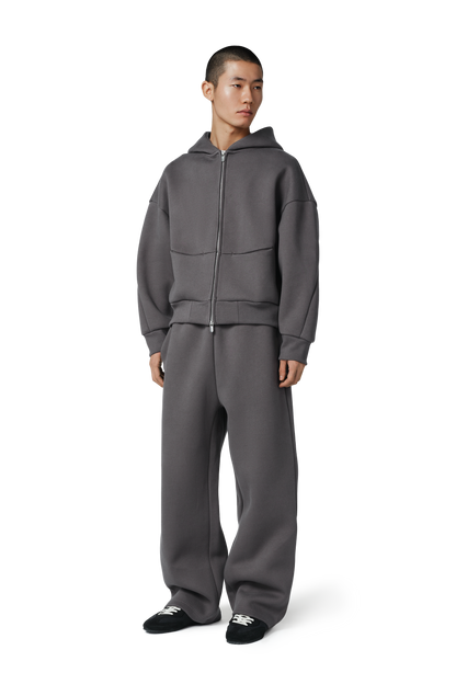 Arc 180 V2 Zip Hoodie in Charcoal