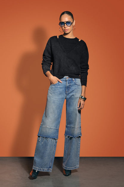 Lolo Layered Sweatshirt