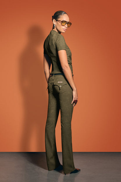 Beth Faux Suede Baby Bootcut