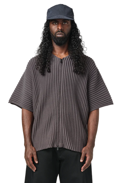 Ribbed Kimono Top in Cave