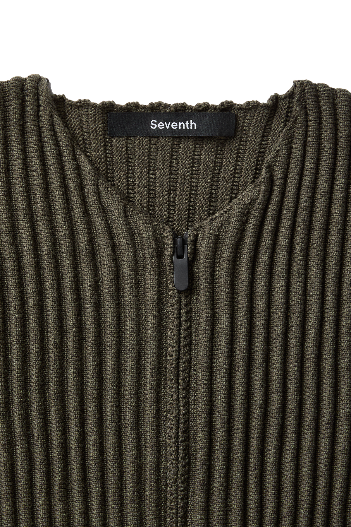 Ribbed Knit Kimono Top in Thyme