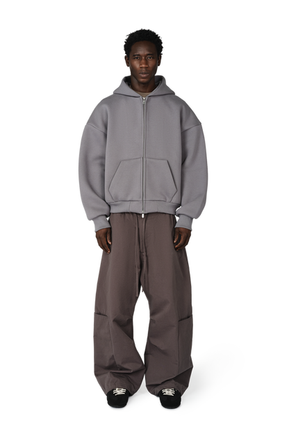 V2 Zipped Hoodie in Powder Blue