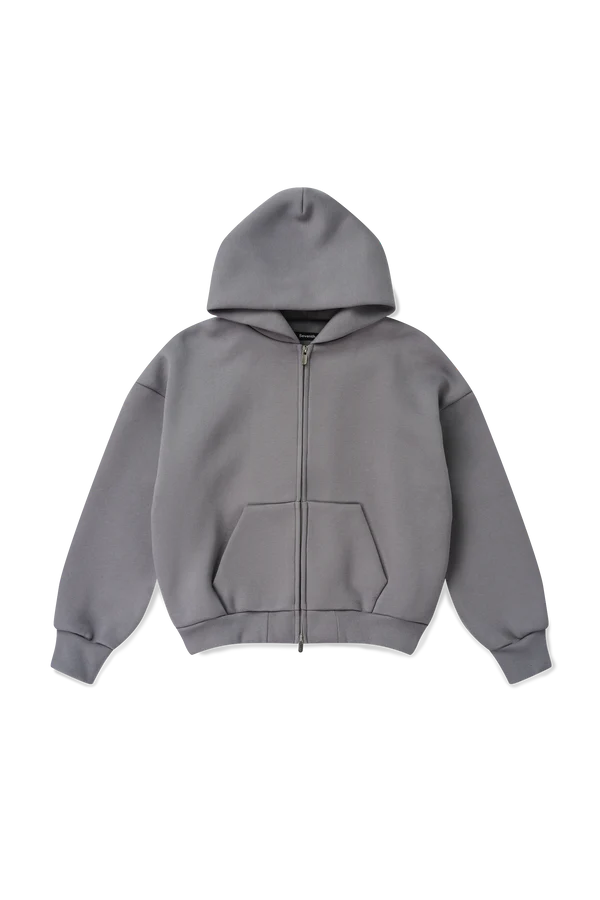 V2 Zipped Hoodie in Powder Blue