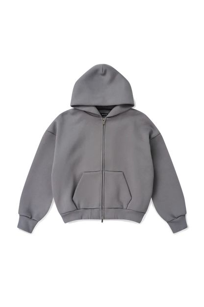 V2 Zipped Hoodie in Powder Blue