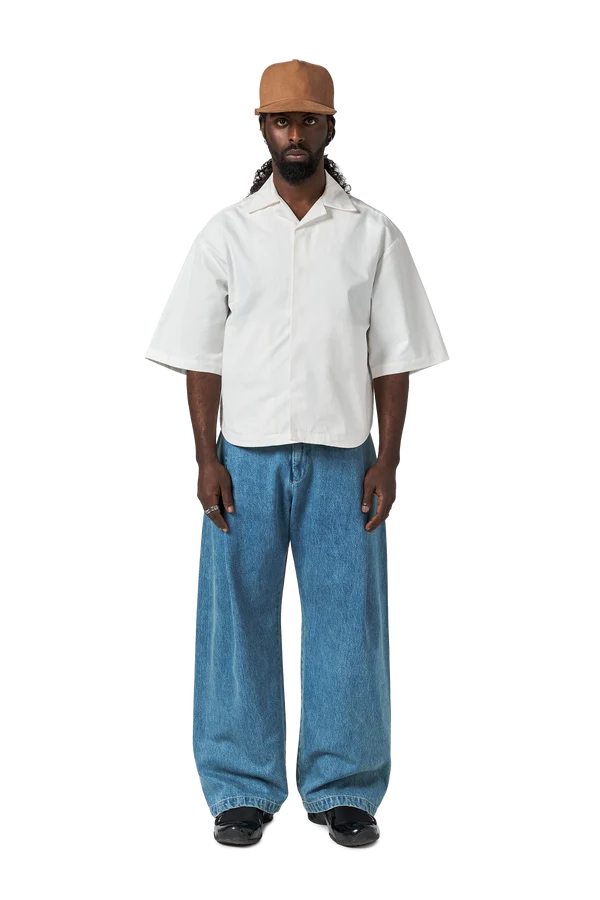 M5 Cuban Collar Shirt in Dove